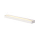 SEDO 14 applique apparent LED 17W 3000K alu/verre carré blanc