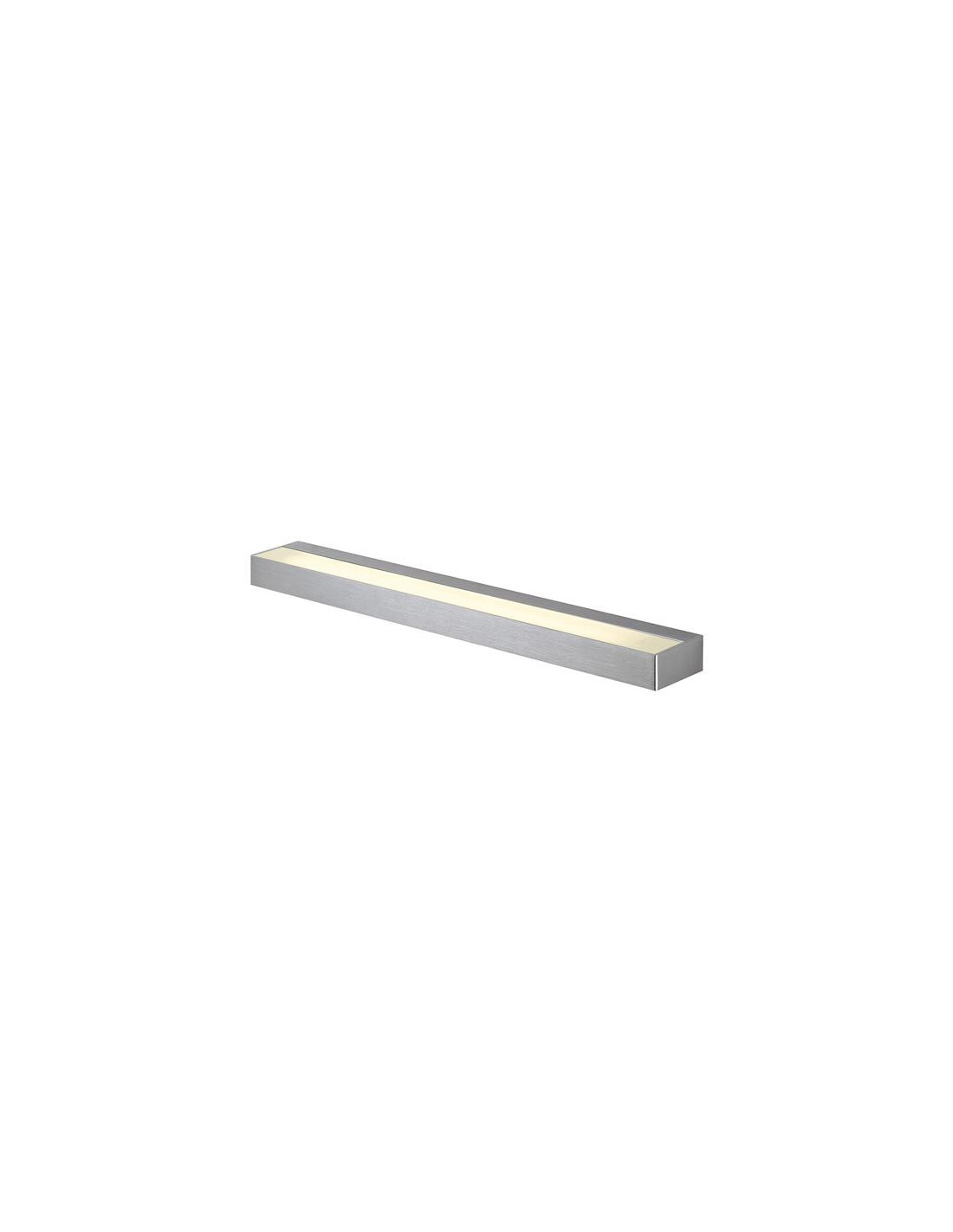 SEDO 14 applique apparent LED 17W 3000K alu/verre carré alu brossé
