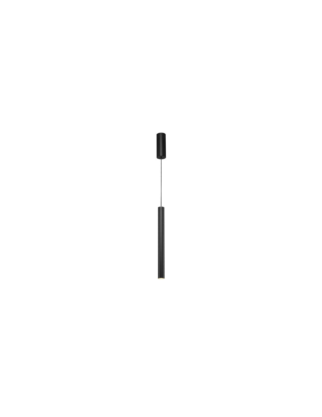 HELIA 40 suspension LED 9W 3000K alu rond noir