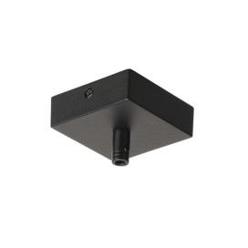Patère pour GLENOS noir 8,5x8,5x2,7cm