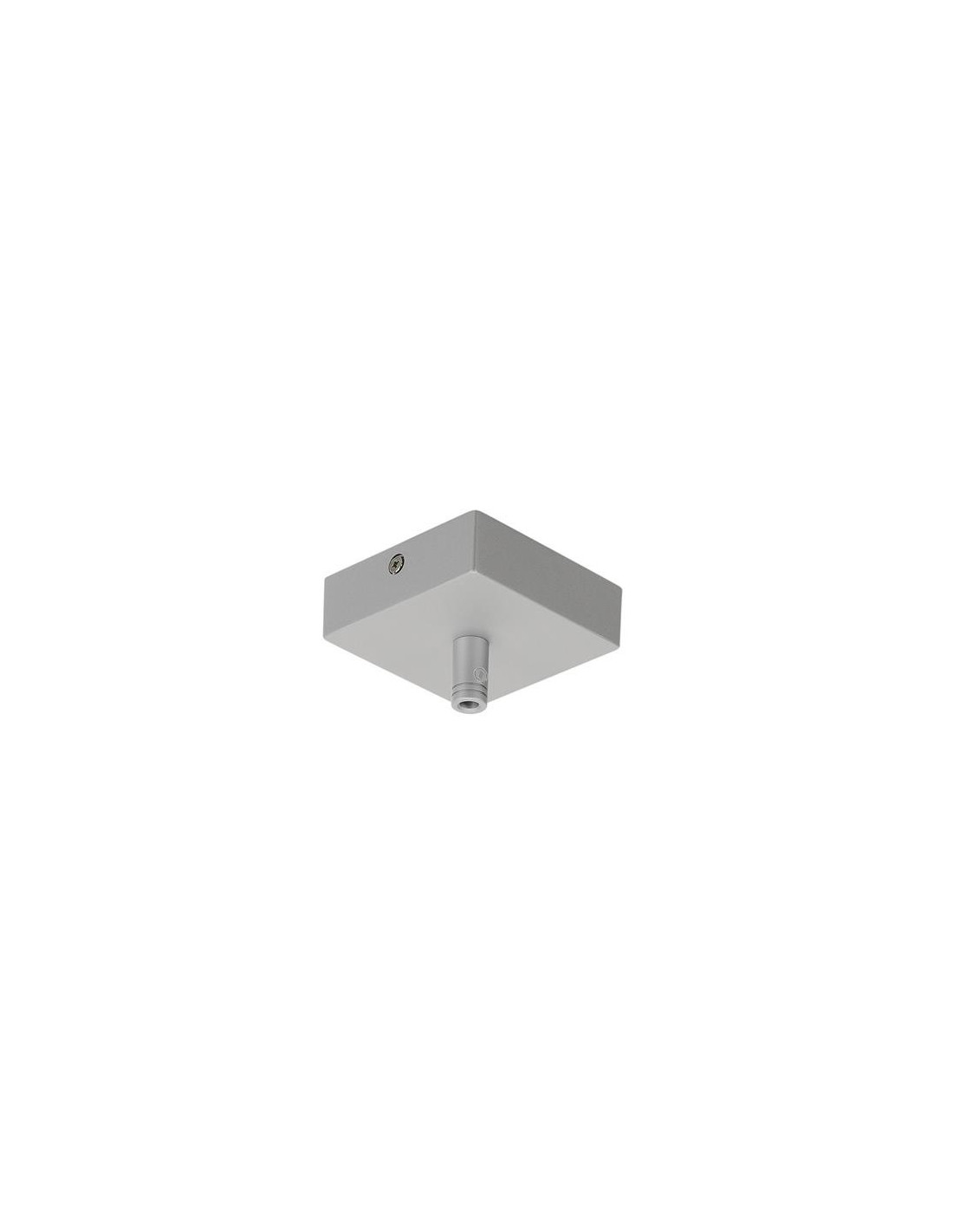 Patère pour GLENOS gris argent 8,5x8,5x2,7cm