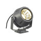 FLAC BEAM LED projecteur borne LED 27W 3000K 3000lm alu IP65 stone-grey