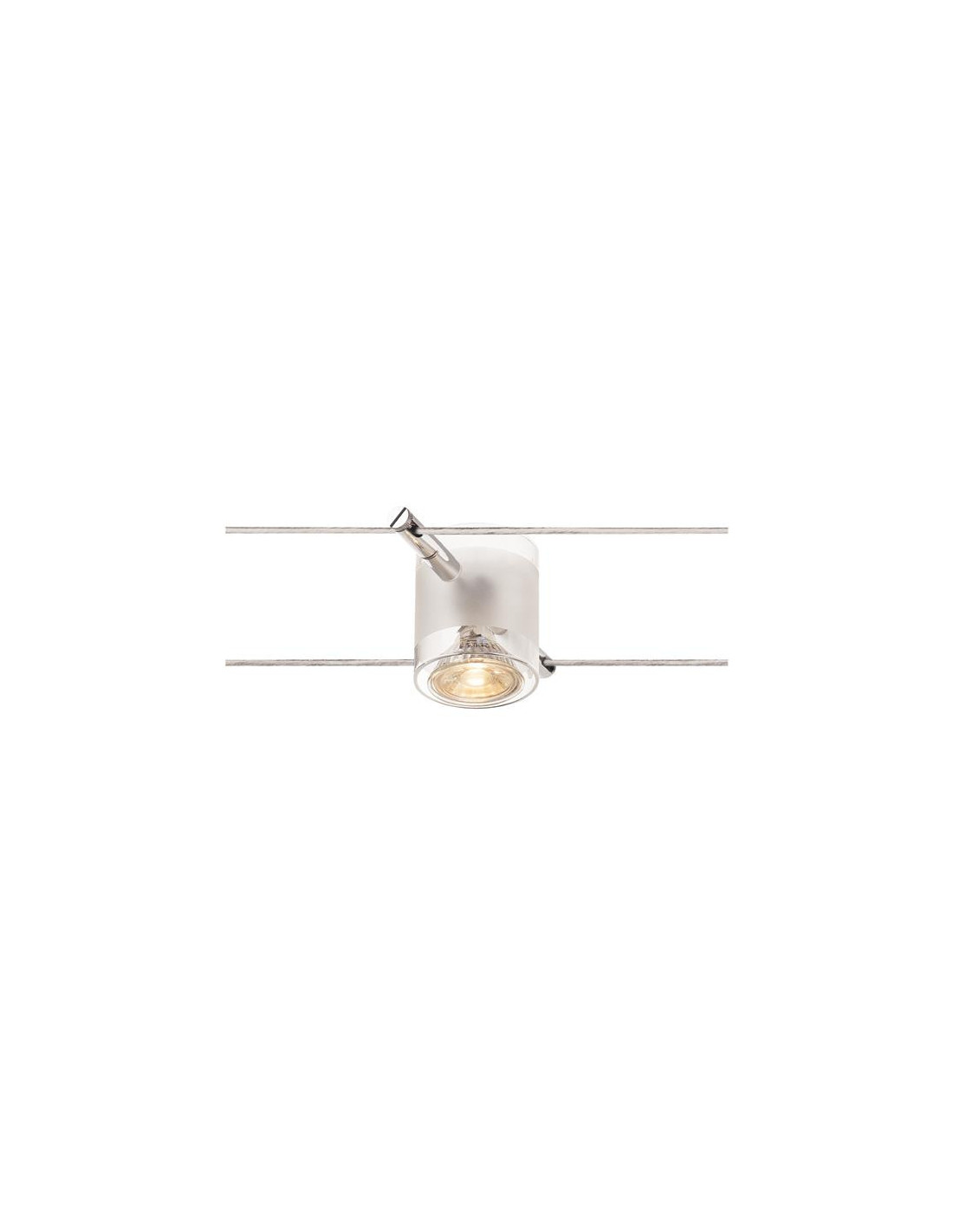 Luminaire sur cable COMET pour systeme de cable basse tension TENSEO Chrome