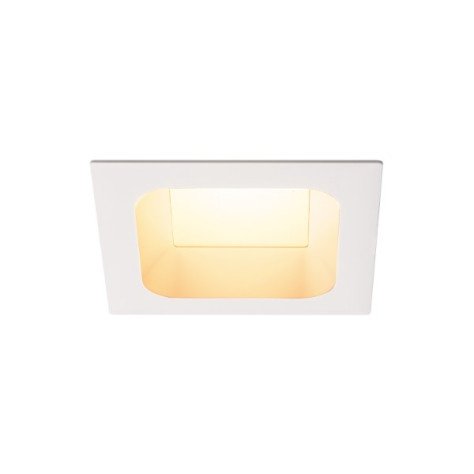 Verlux plafonnier encastré LED 230V 20W 3000K 80° 13,5x13,5x7,5cm blanc
