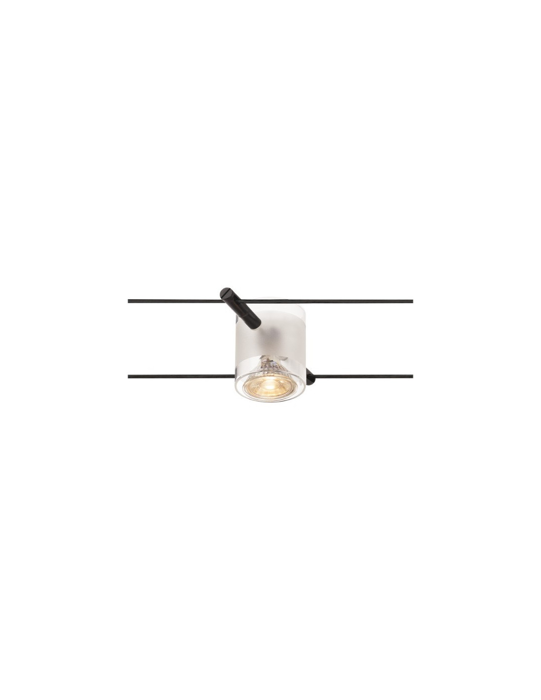 Comet Armature sur câble pour Tenseo GX5,3 QR-C51 50W noir/verre