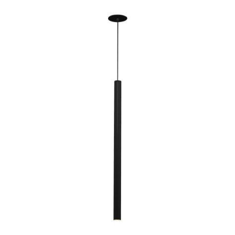 Helia 60 suspension LED 230V 7,5W 3000K 40° 60x3x150cm patère encastré noir