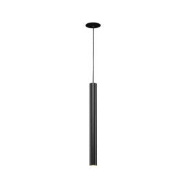 Helia 45 suspension LED 230V 9W 3000K 30° 45x4x150cm patère encastré noir
