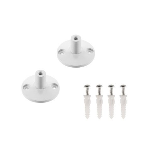 Support mural pour Tenseo 2pièces court blanc