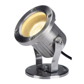 Nautilus spot sur sol GU10 QPAR51 230V 35W 9,5x13,5x10,5cm IP55 inox