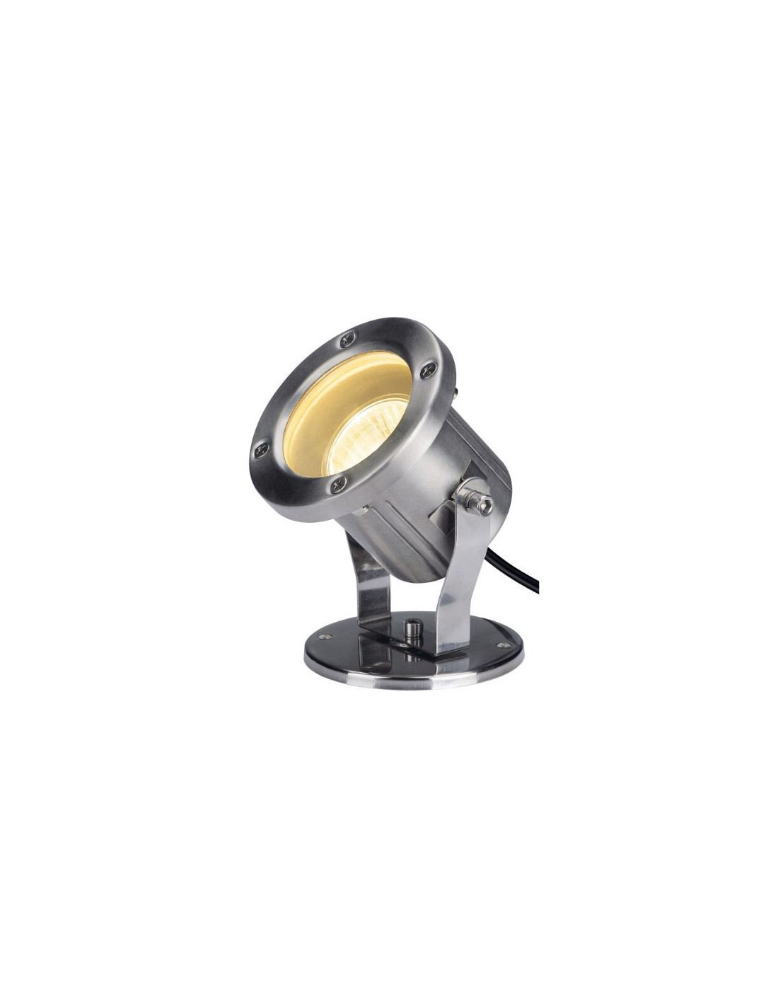 Nautilus spot sur sol GU10 QPAR51 230V 35W 9,5x13,5x10,5cm IP55 inox