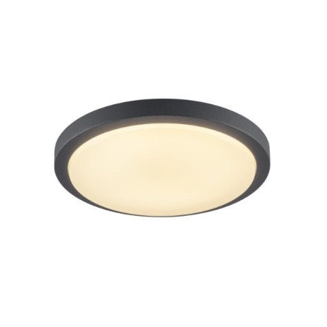 AINOS plaf. app. LED 230V 18W 3000K 120° 6,5x30cm IP44 incl. capteur anthracite