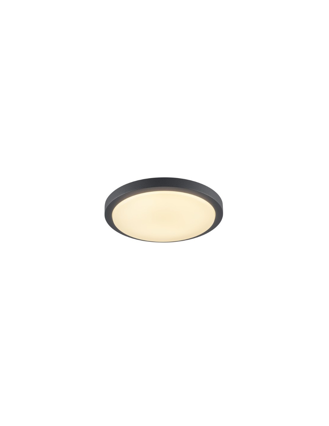 AINOS plaf. app. LED 230V 18W 3000K 120° 6,5x30cm IP44 incl. capteur anthracite