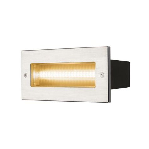 Brick applique encastré LED 230V 10W 3000K 950lm 40° 21x9,1x9,3cm IP67 inox