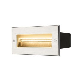 Brick applique encastré LED 230V 10W 3000K 850lm 21x9,1x9,3cm IP67 inox