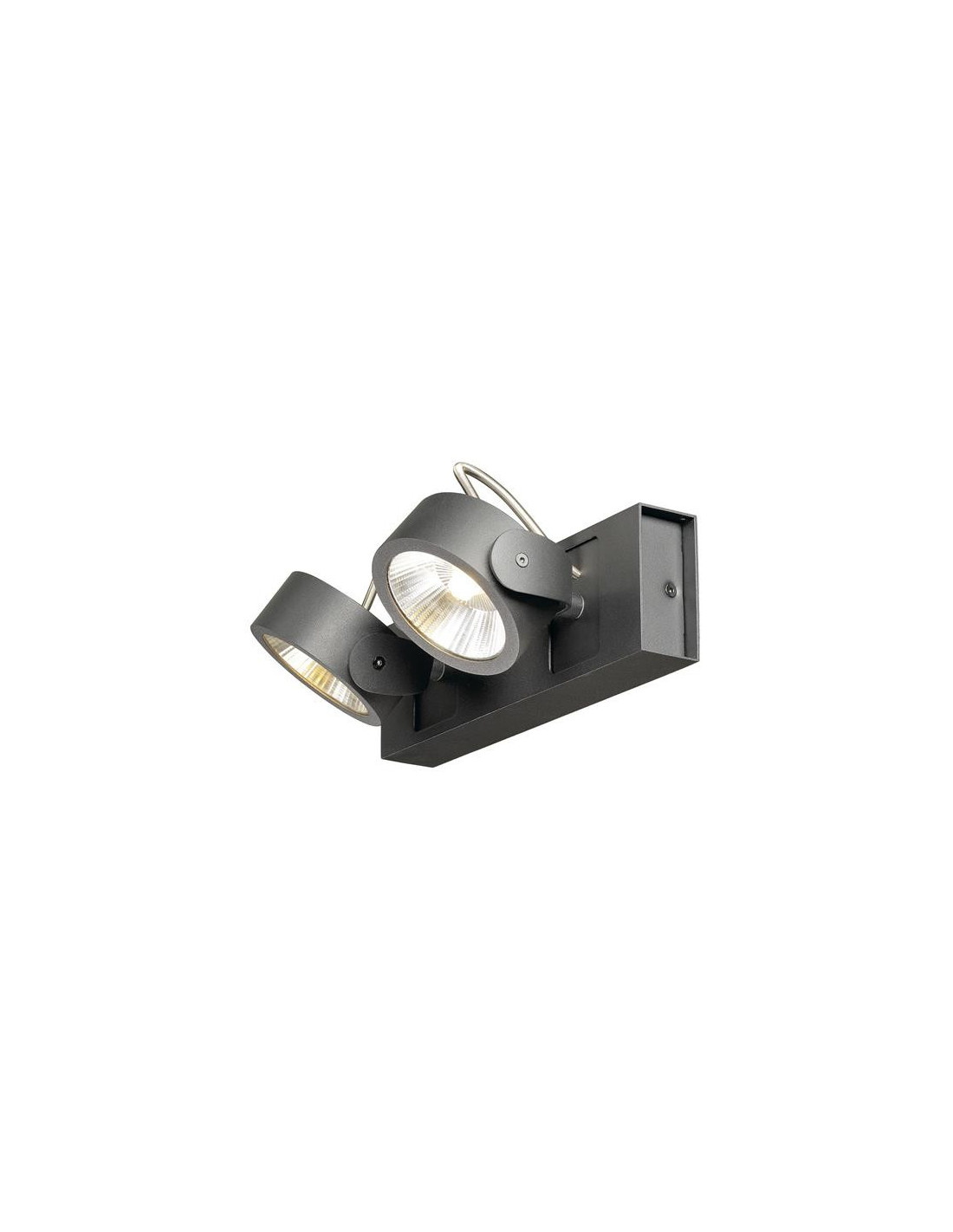 Kalu LED 2 applique/plafonnier noir LED 34W 3000K 60°