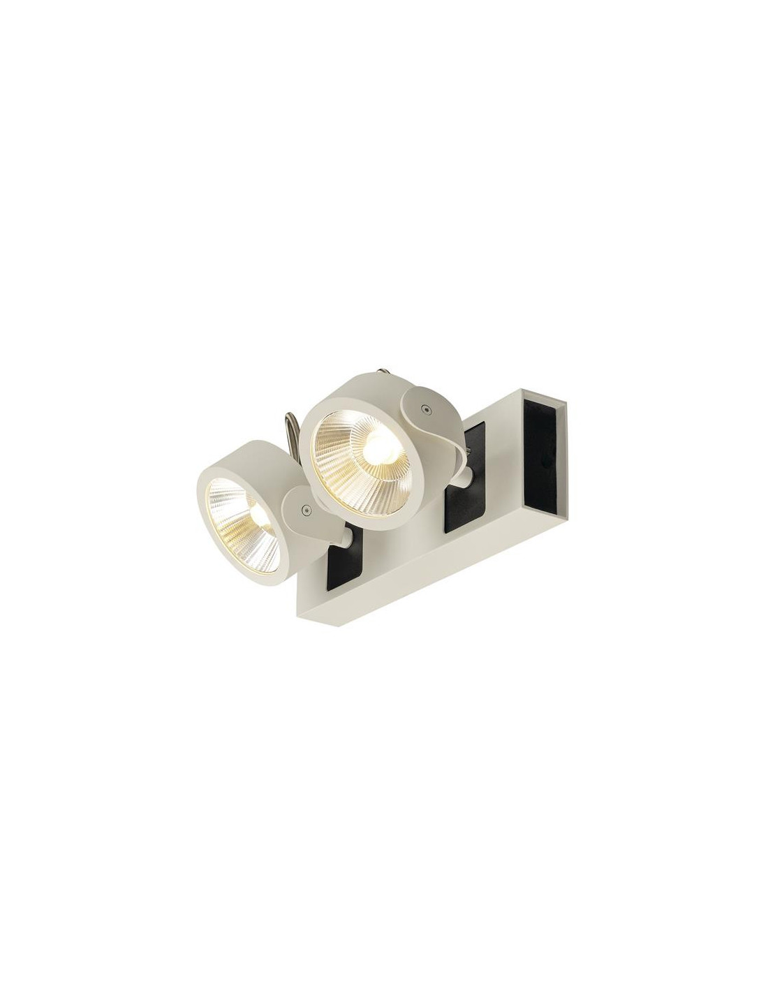 Kalu LED 2 applique/plafonnier blanc/noir LED 34W 3000K 60°