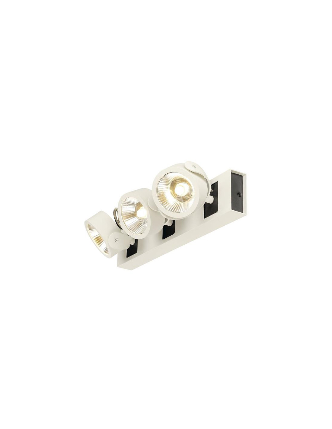 Kalu LED 3 applique/plafonnier blanc/noir LED 47W 3000K 60°