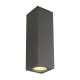 Theo up/down applique anthracite QPAR51 max 2x50W