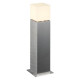 Square pole 60 borne extérieure alu brossé E27 max 20W IP44