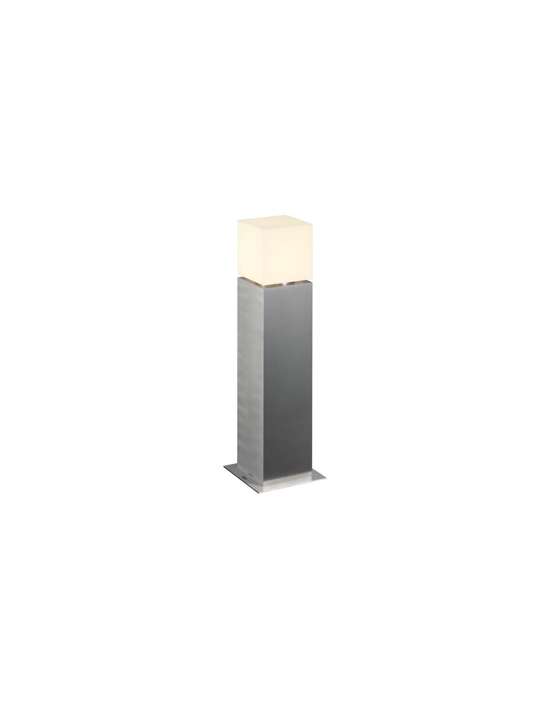 Square pole 60 borne extérieure alu brossé E27 max 20W IP44