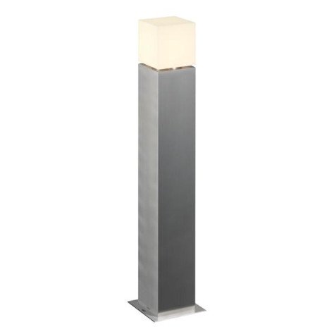 Square pole 90 borne extérieure alu brossé E27 max 20W IP44