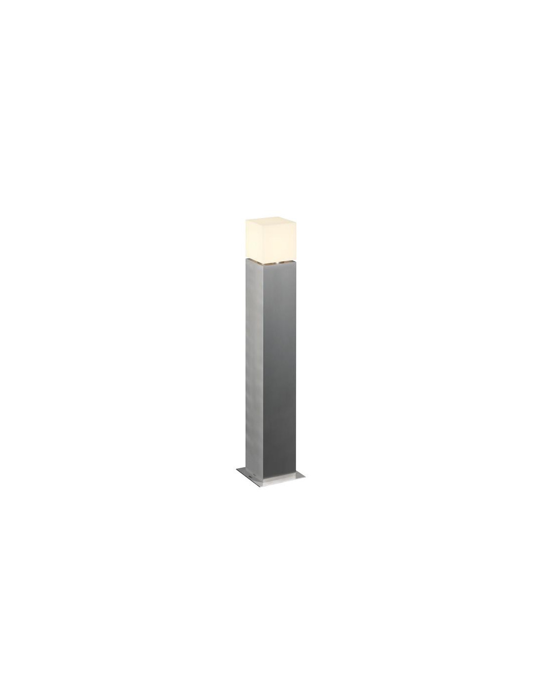 Square pole 90 borne extérieure alu brossé E27 max 20W IP44