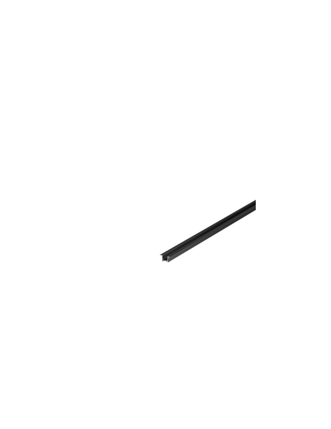 Grazia 10 profil LED encastré 2m noir