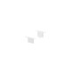 Grazia 10 embouts pour profil encastré 2pcs. blanc