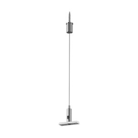 Grazia 20 câble de suspension pour profil 2pcs. 2m inox