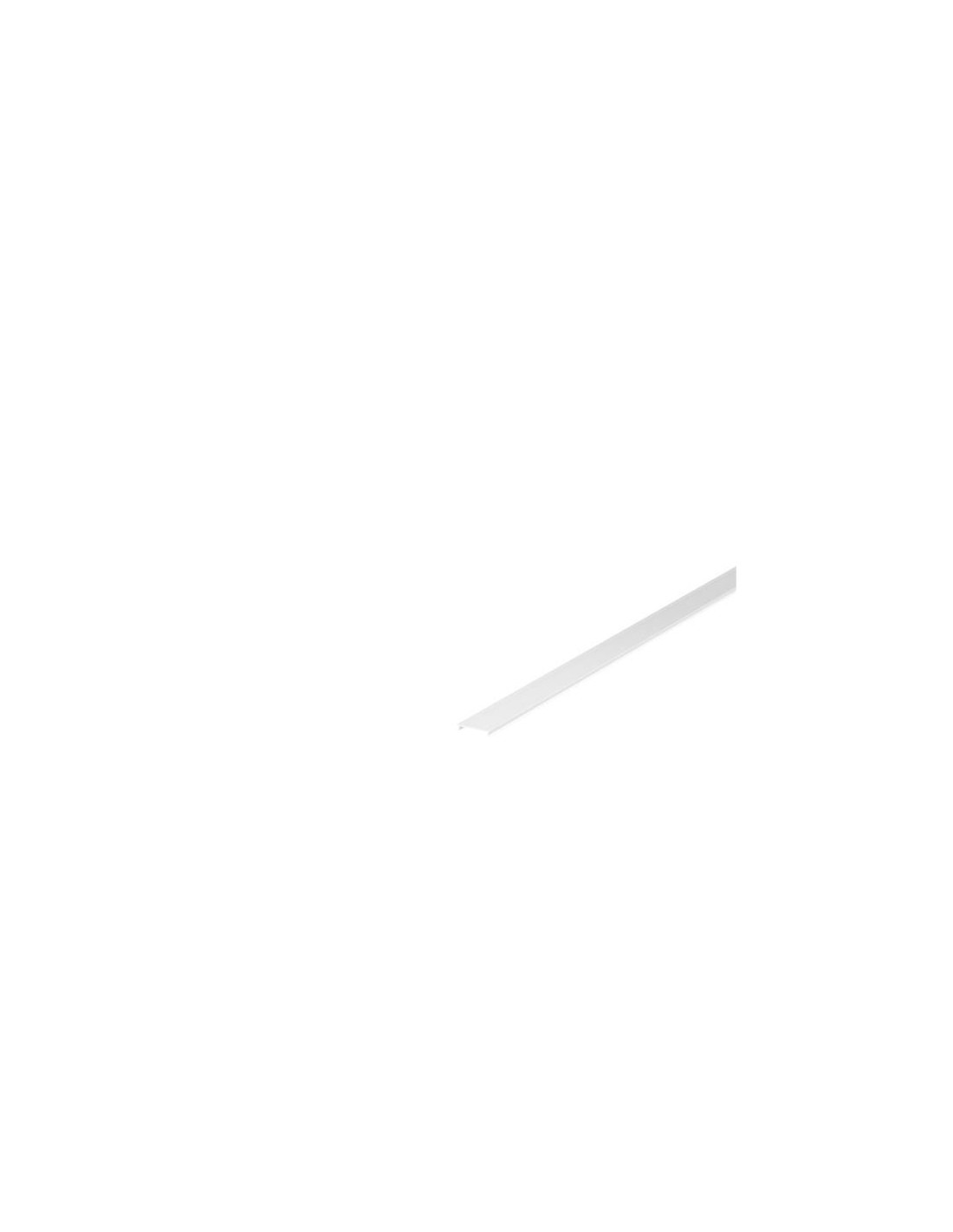 Grazia 20 diffuseur pour profil standard 3m plastique pc satiné