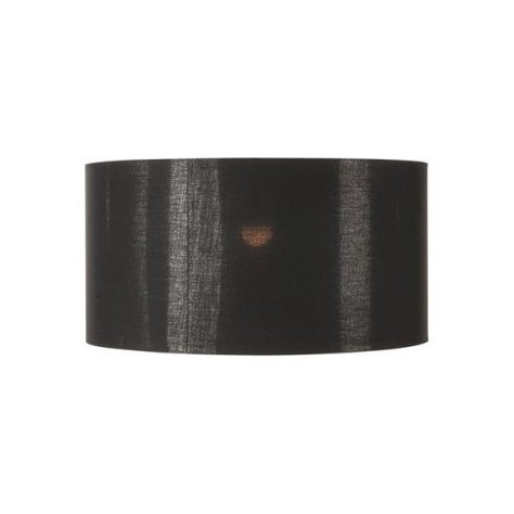 Fenda abat-jour textile noir/cuivre ø70cm