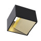 Logs in applique noir/laiton LED 12W 2000K-3000K dim to warm
