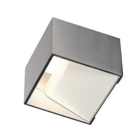 Logs in applique alu/blanc LED 12W 2000K-3000K dim to warm