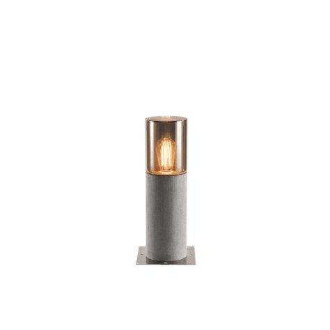 Lisenne 40 borne gris/verre fumé E27 23W max IP54