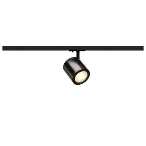 Enola_c LED spot noir LED 11W 3000K 55° adaptateur rail 1 allumage inclus
