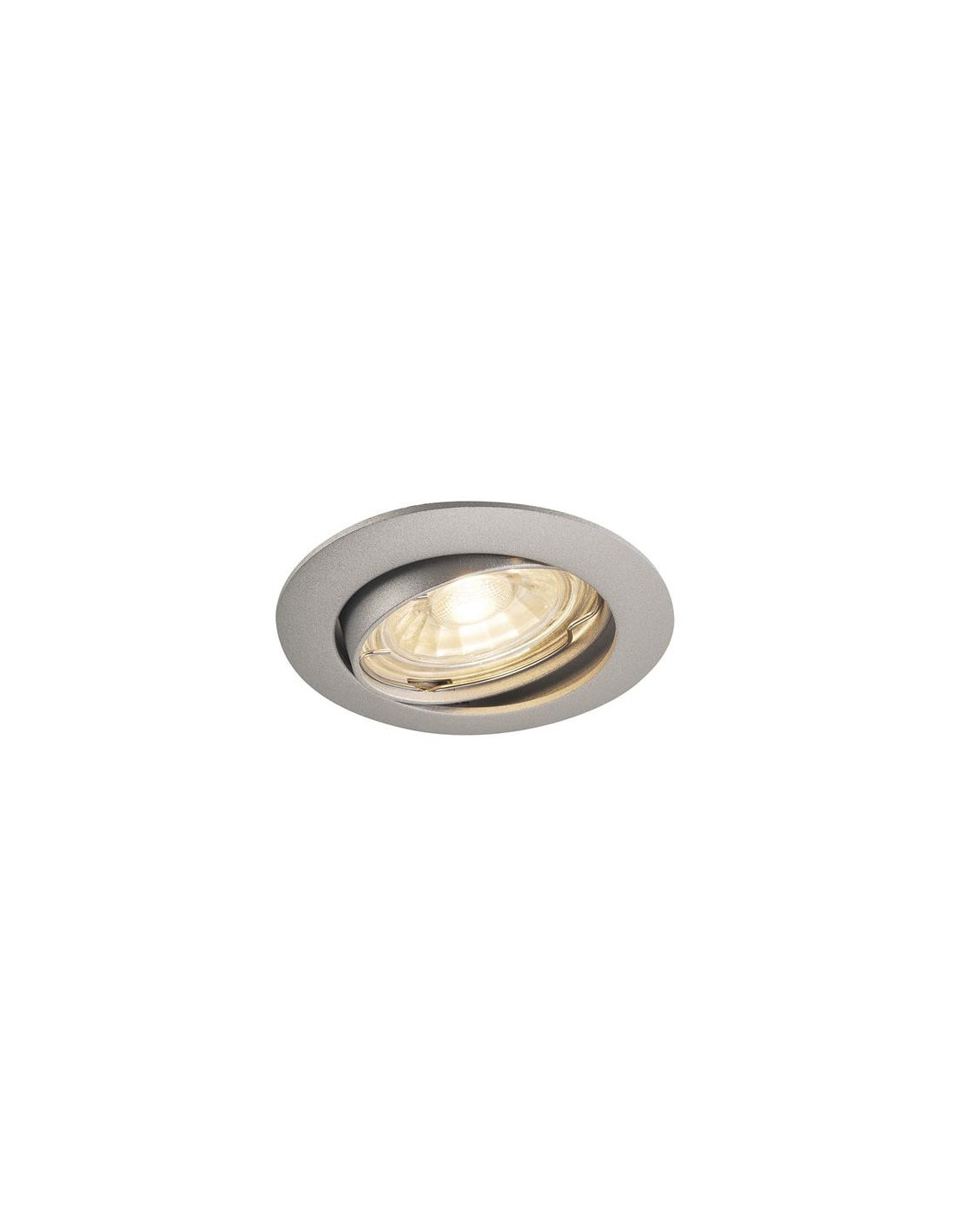 Pika encastré orientable gris argent QPAR51 max 50W