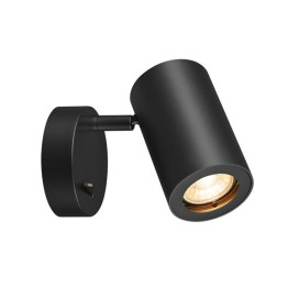 Enola_b applique noir QPAR51 max 50W avec interrupteur