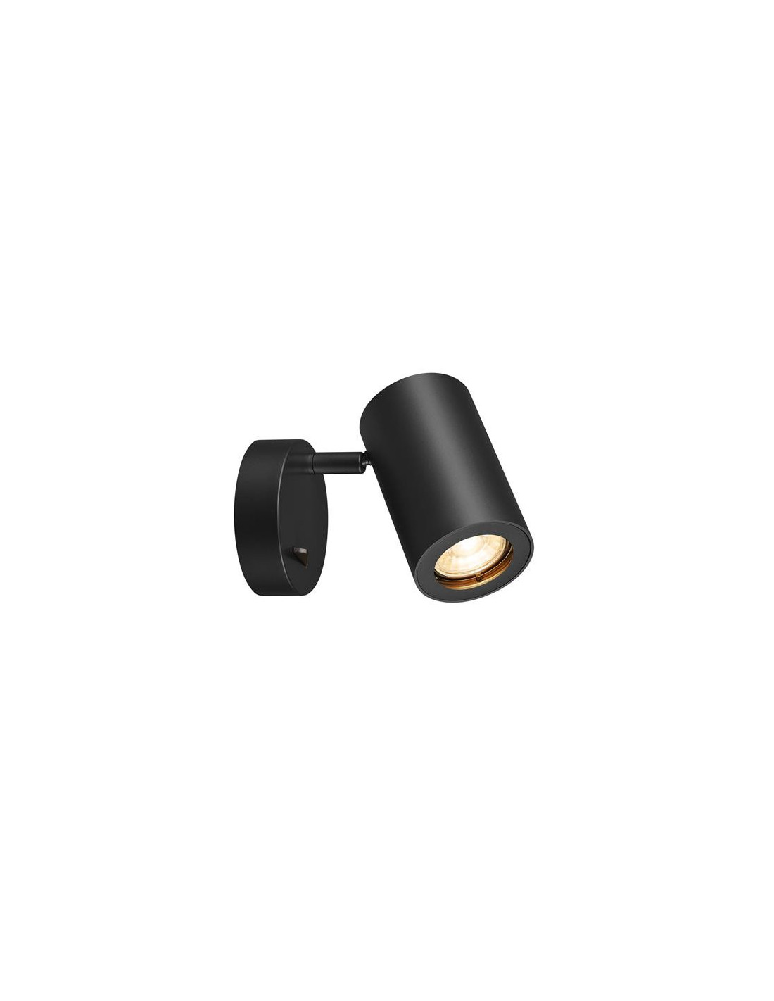 Enola_b applique noir QPAR51 max 50W avec interrupteur