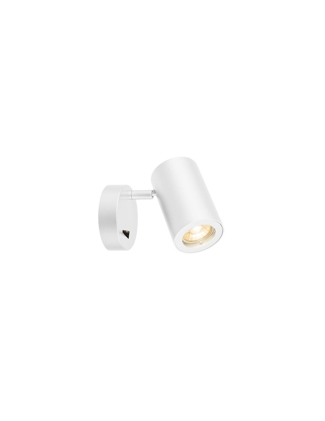 Enola_b applique blanc QPAR51 max 50W avec interrupteur