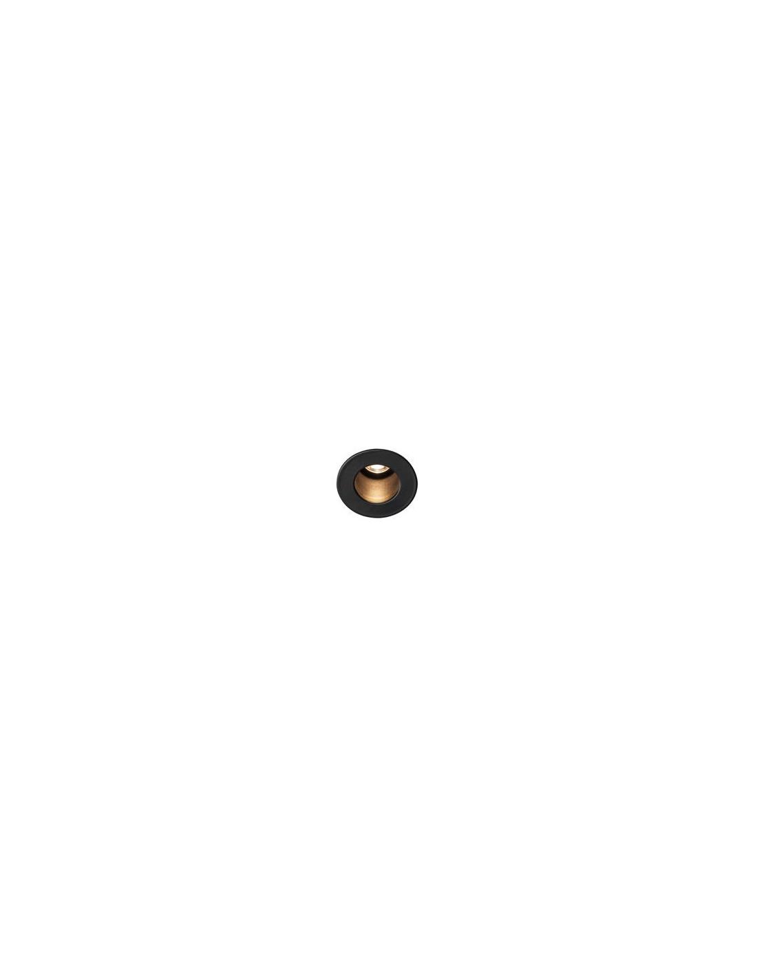 Triton mini LED encastré noir LED 1,2W 3000K 12°