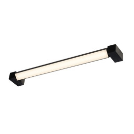 Long grill LED applique/plafonnier noir LED 20W 3000K 2350lm