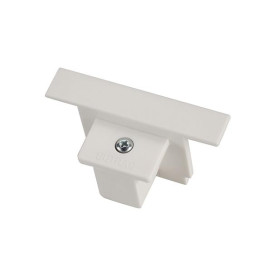 Eutrac embout pour rail 3 allumages à encastrer blanc RAL9016
