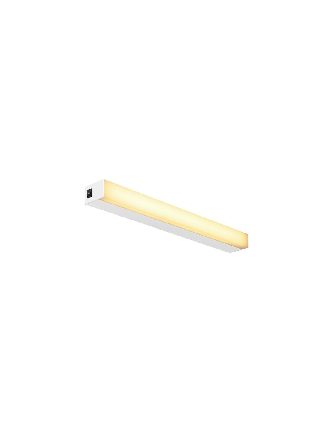 SIGHT 60 applique/plafonnier app LED 2x7,5W 3000K 1250lm alu/verre 600mm blanc