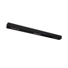 Plafonnier indoor LED apparent Q-Line CL 1m BAP noir 4000K