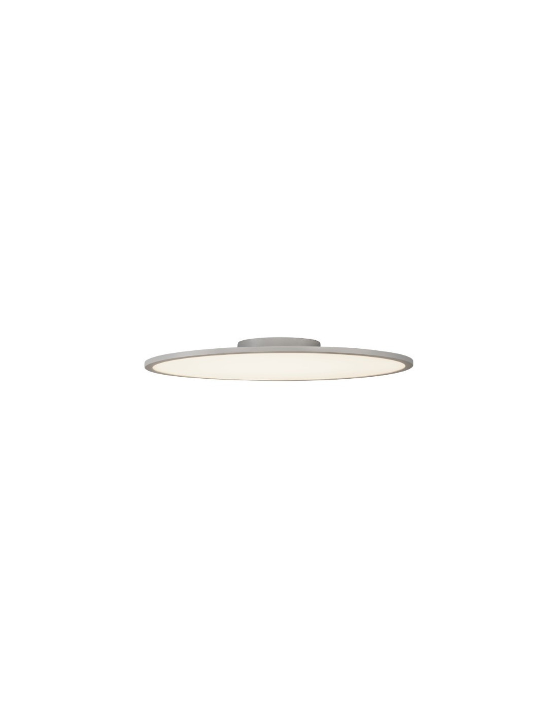 Plafonnier indoor apparent Panel 60 rond LED gris argent 3000K