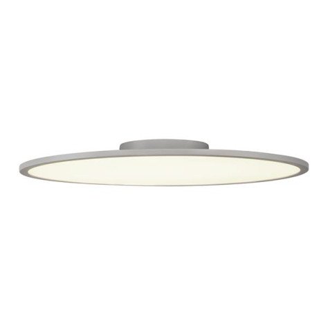 Plafonnier indoor apparent Panel 60 rond LED gris argent 4000K