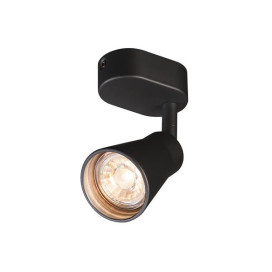 Applique/plafond indoor apparent Avo CW Single QPAR51 noir max. 50W