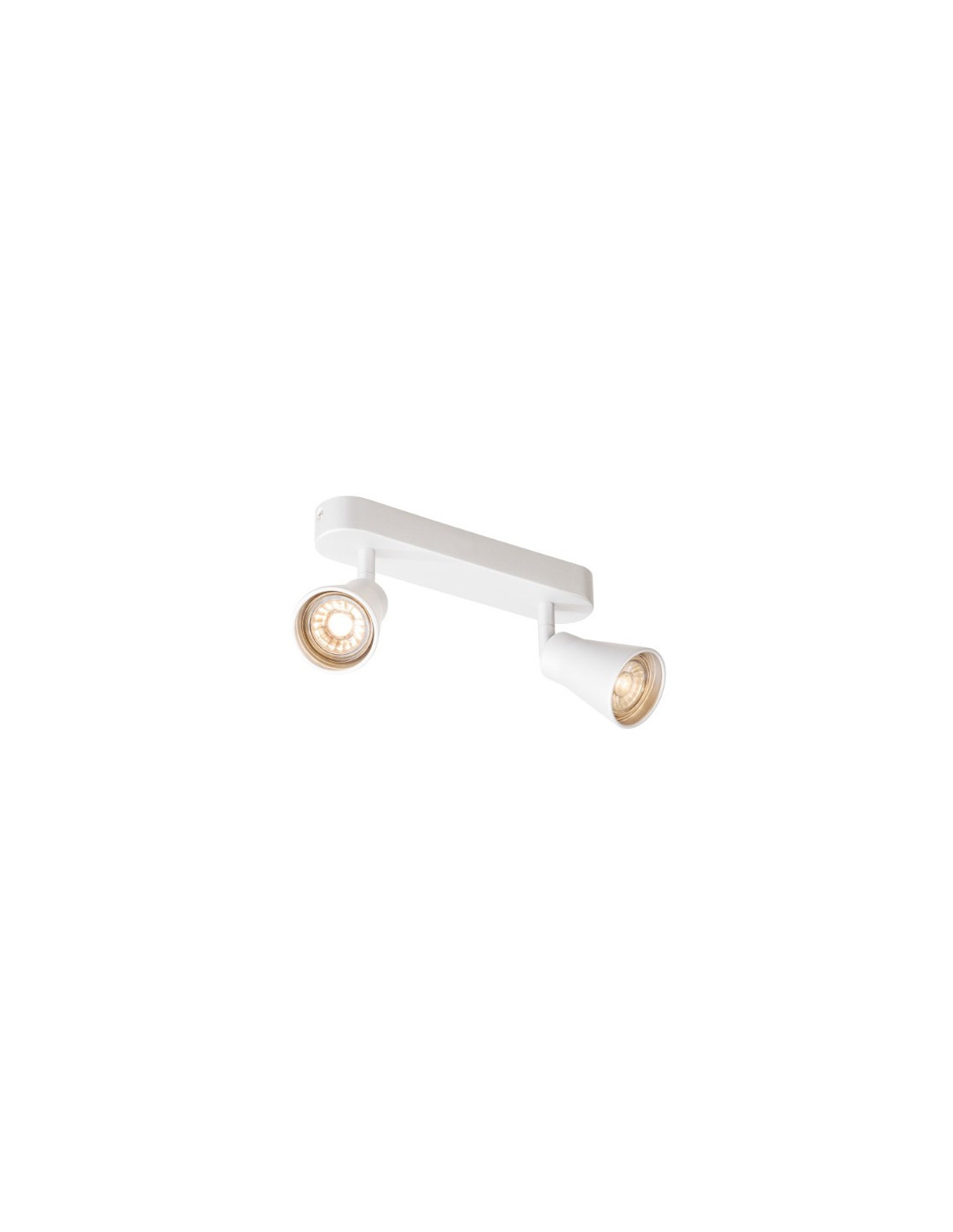 Applique/plafond indoor apparent Avo CW Double QPAR51 blanc max. 50W