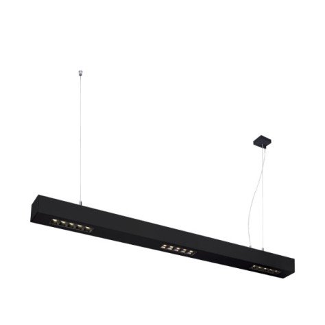 Suspension indoor Q-Line PD LED 1m BAP noir 4000K