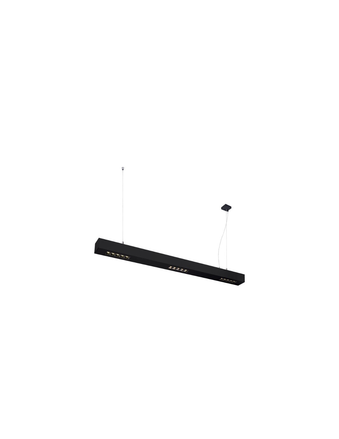 Suspension indoor Q-Line PD LED 1m BAP noir 4000K